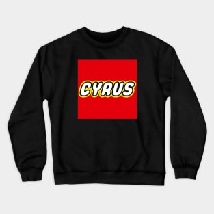 CYRUS - Personalized LEGO Name Crewneck Sweatshirt